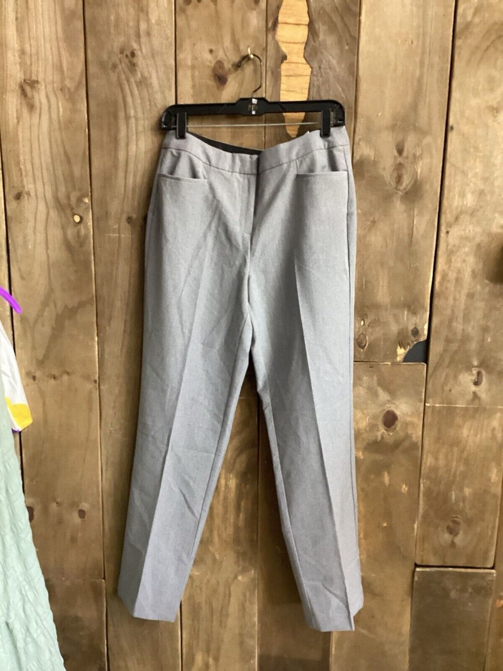 INC International Concepts Straight Trousers Size 10 Women’s Grey